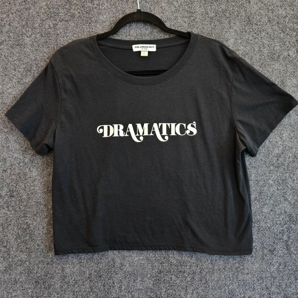 Suburban Riot Dramatic Crop Graphic Tee Size L